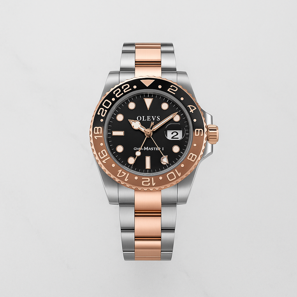 Watch OLEVS Watch Rose Gold Steel Prime