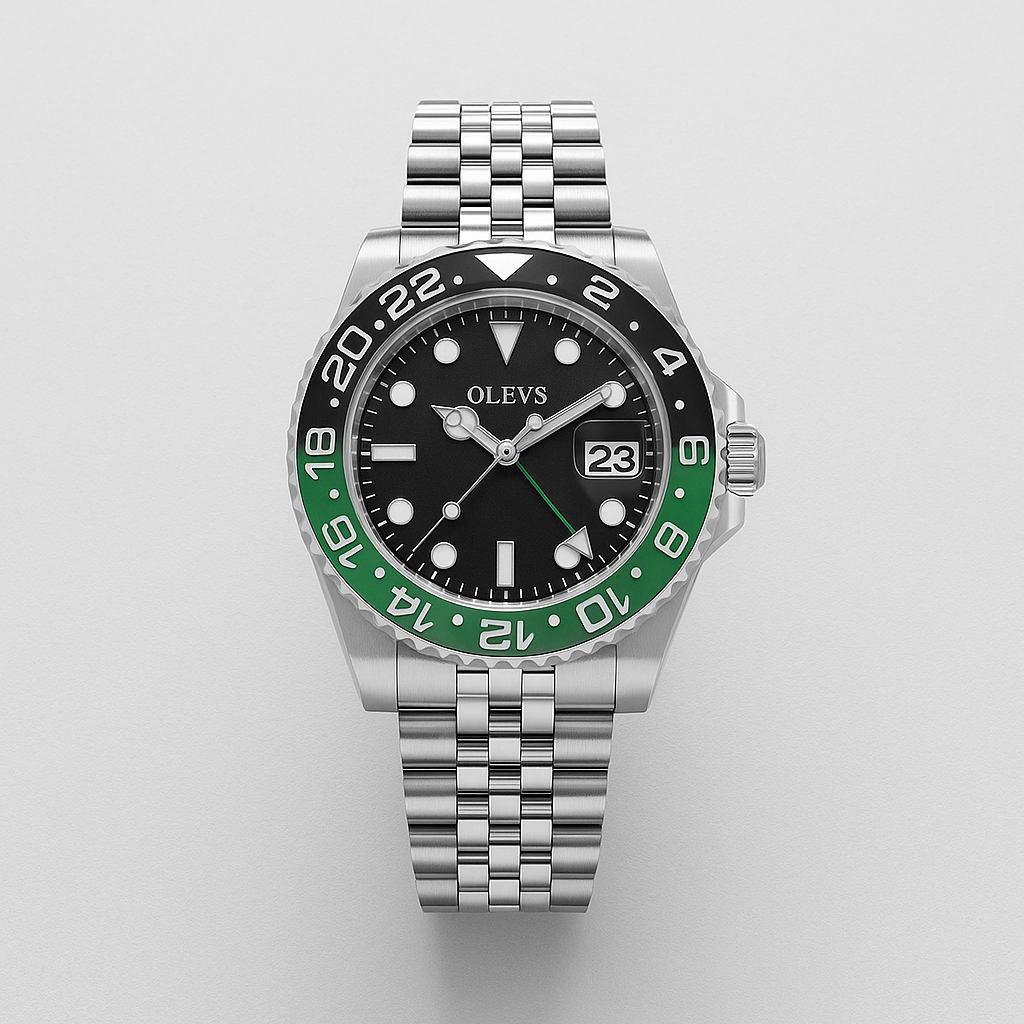 Watch OLEVS Watch Black Steel Edition