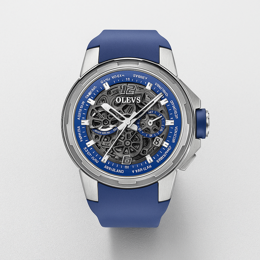 Watch OLEVS Watch Brown Titanium Studio