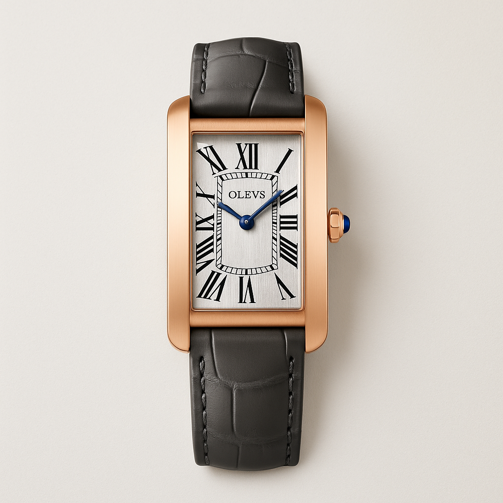 Watch OLEVS Watch Gold Leather Line