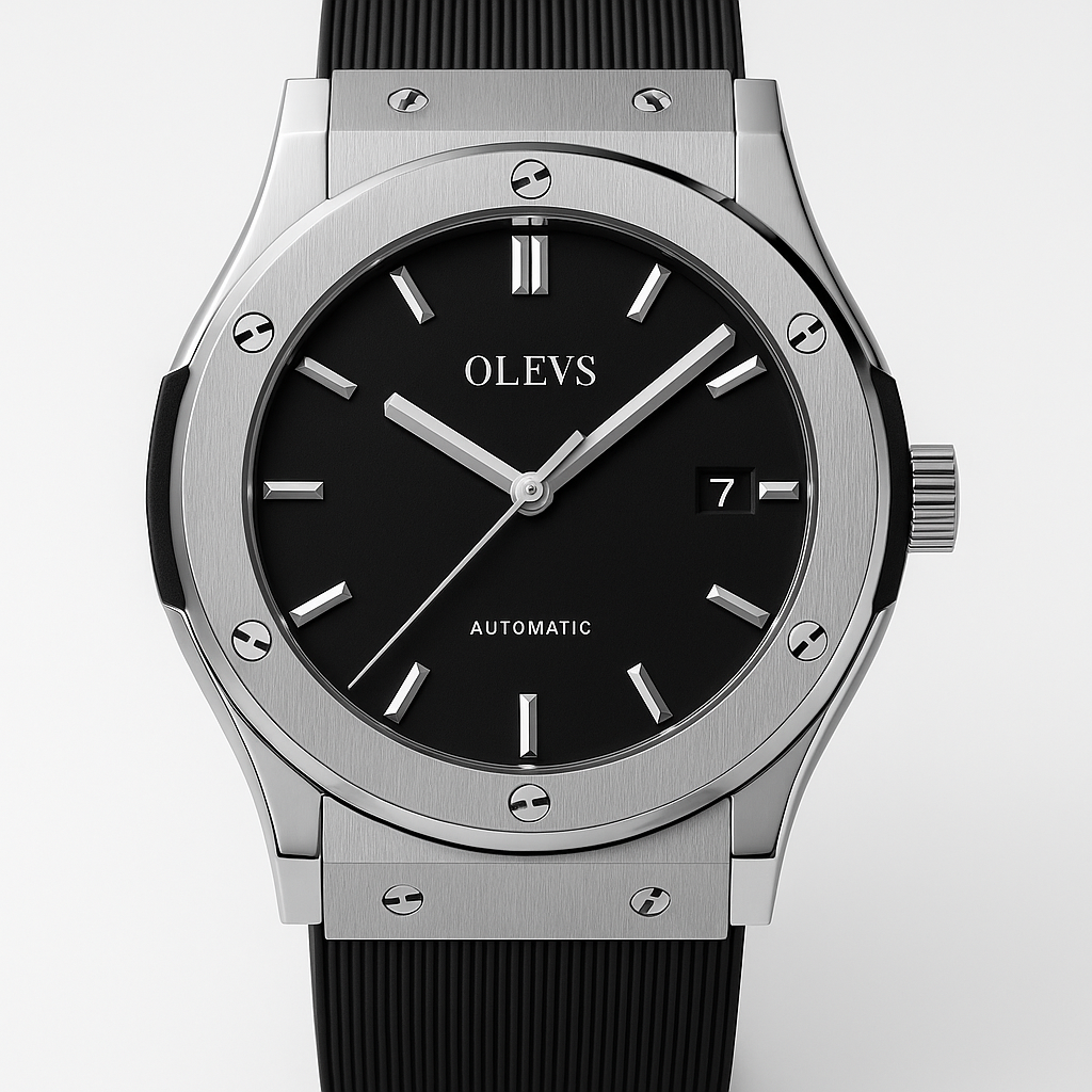 Watch OLEVS Watch Black Titanium Studio