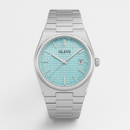 Watch OLEVS Bracelet Blue Steel Elite