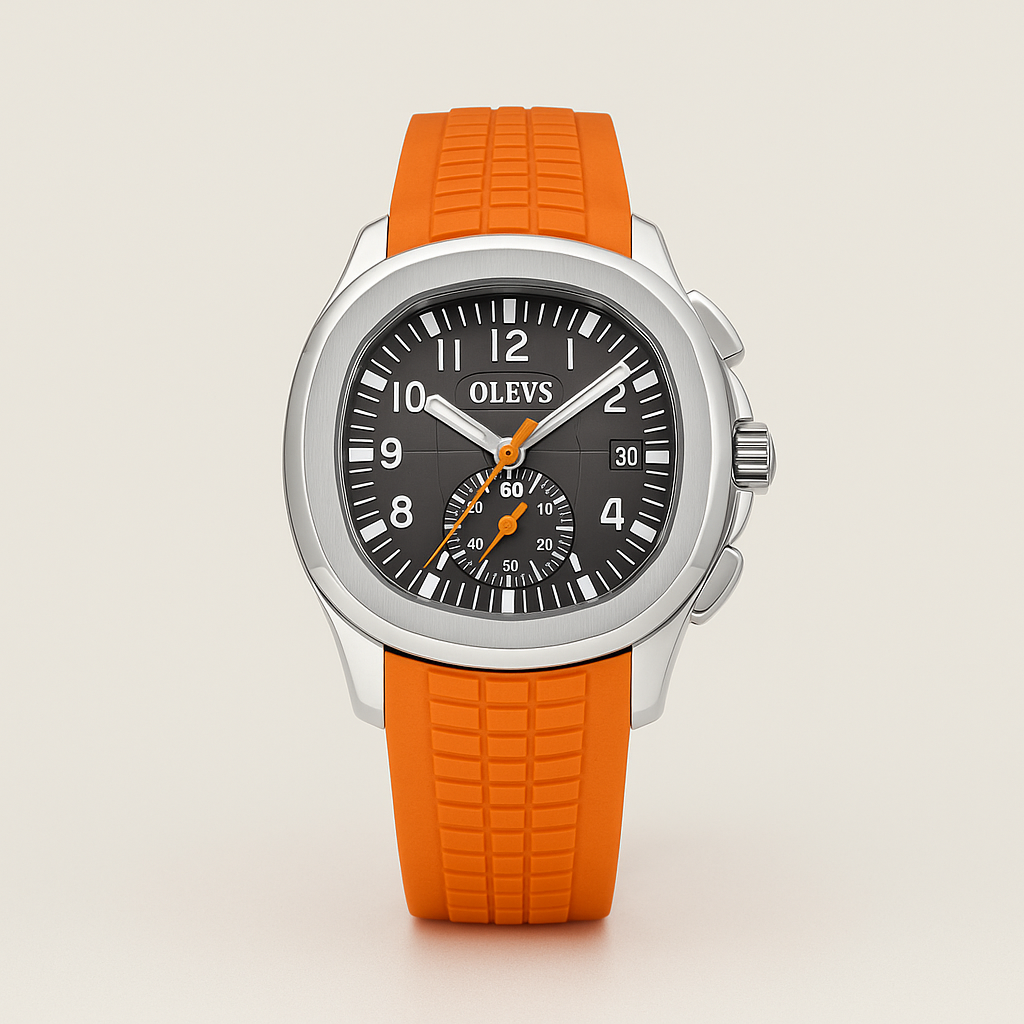 Watch OLEVS Watch Orange Steel Pro