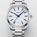 Watch OLEVS Watch White Steel Line