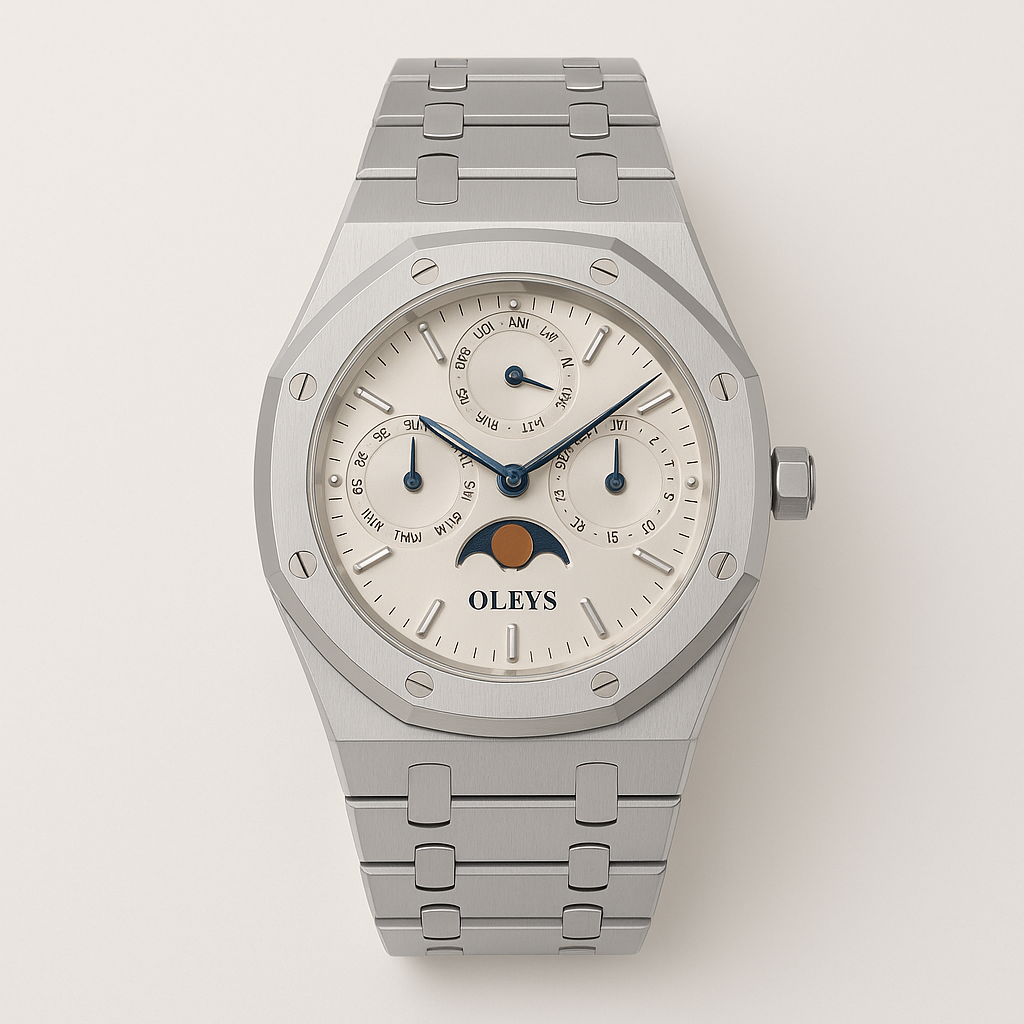 Watch OLEVS Watch Silver Steel Prime