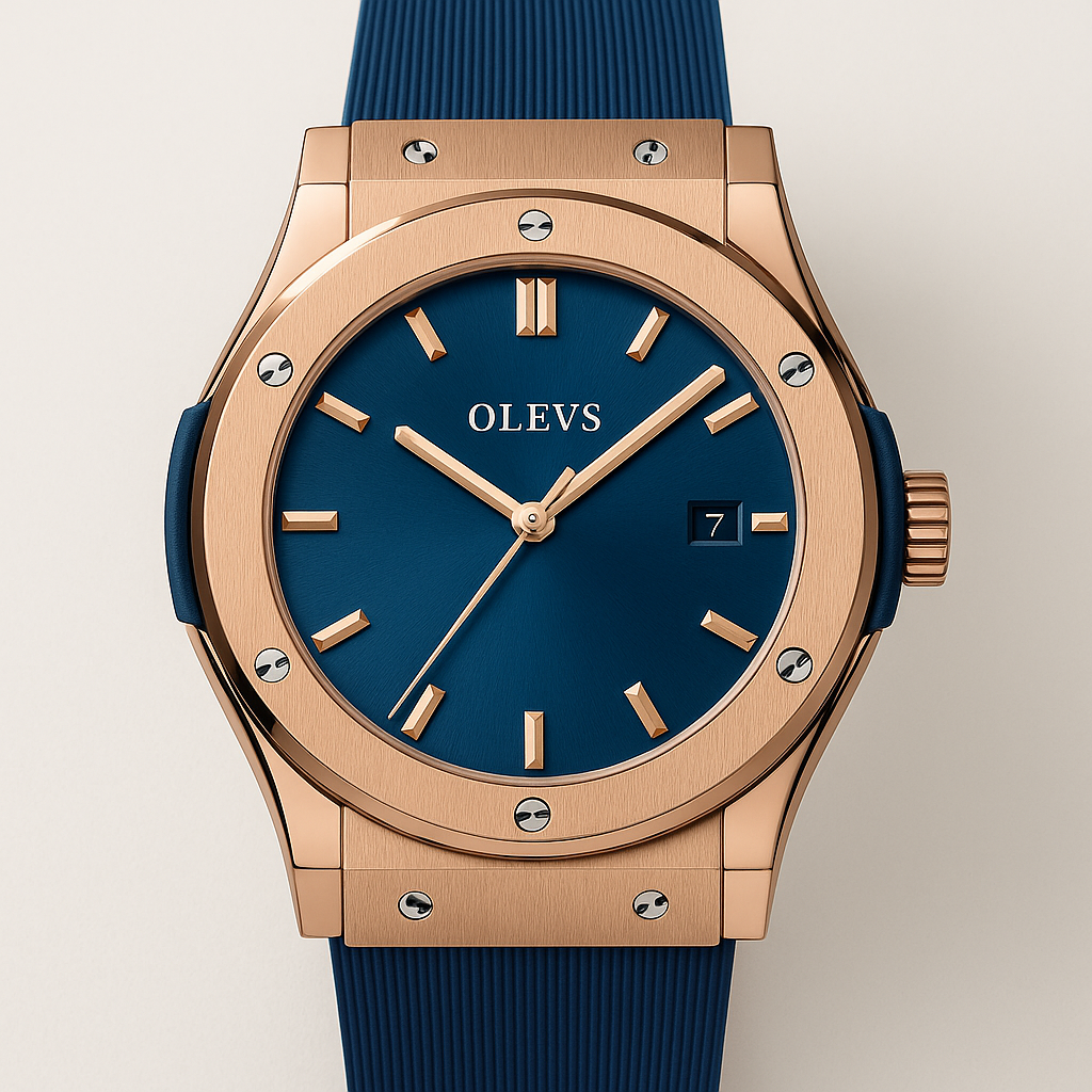 Watch OLEVS Watch Black Titanium Studio