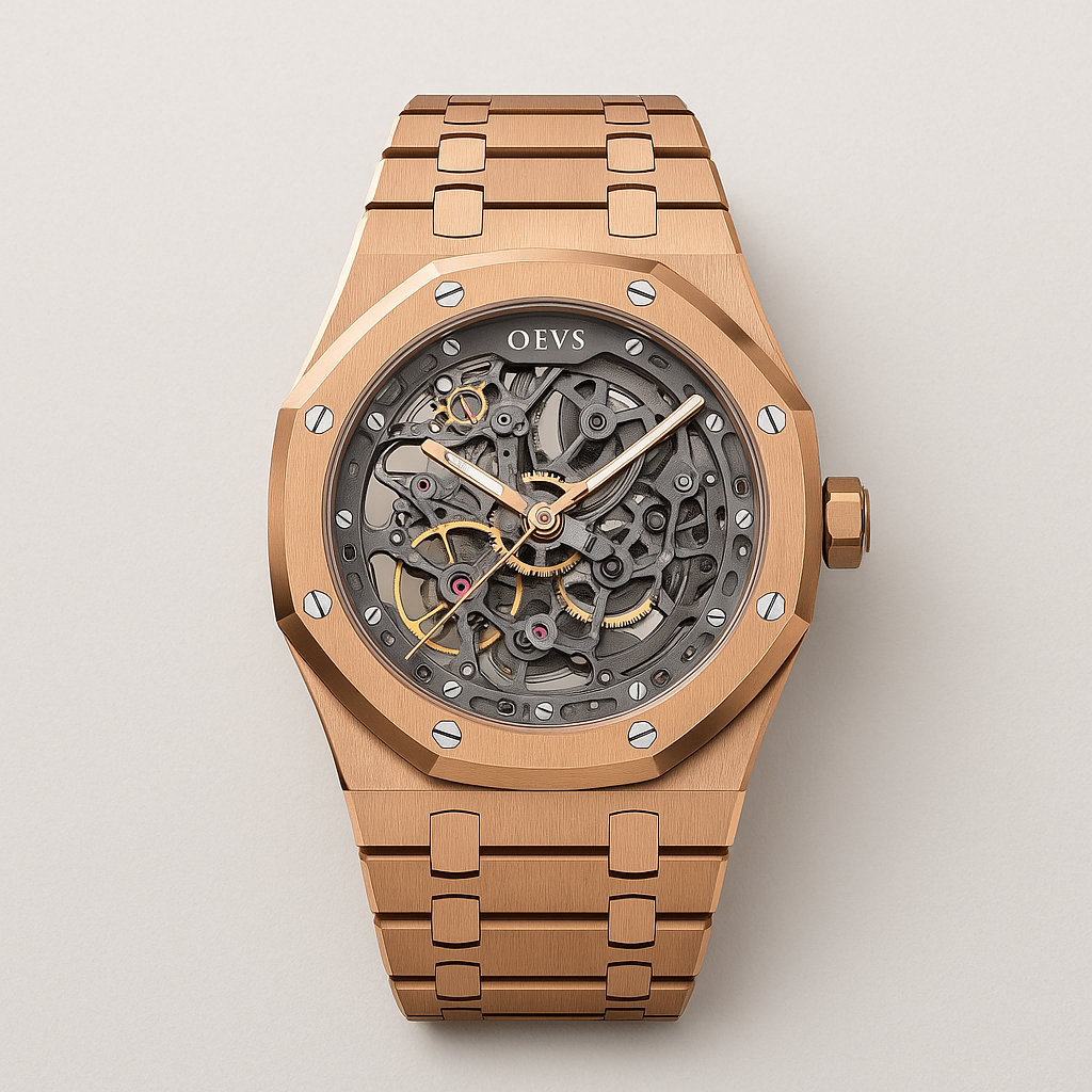 Watch OLEVS Watch Rose Gold Line