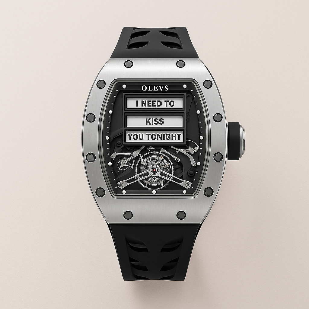 Watch OLEVS Watch Black Titanium Studio