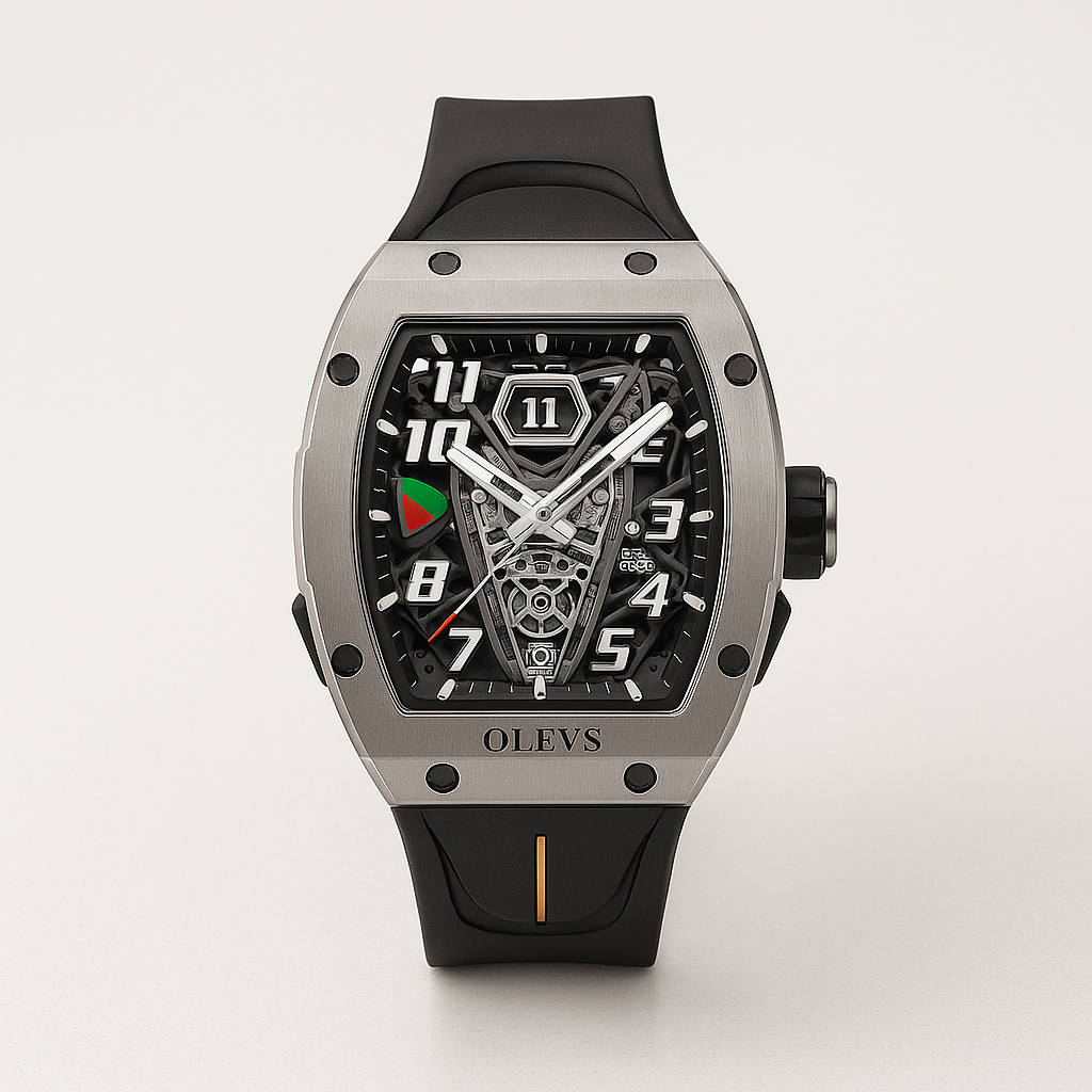 Watch OLEVS Watch Red Titanium Edition