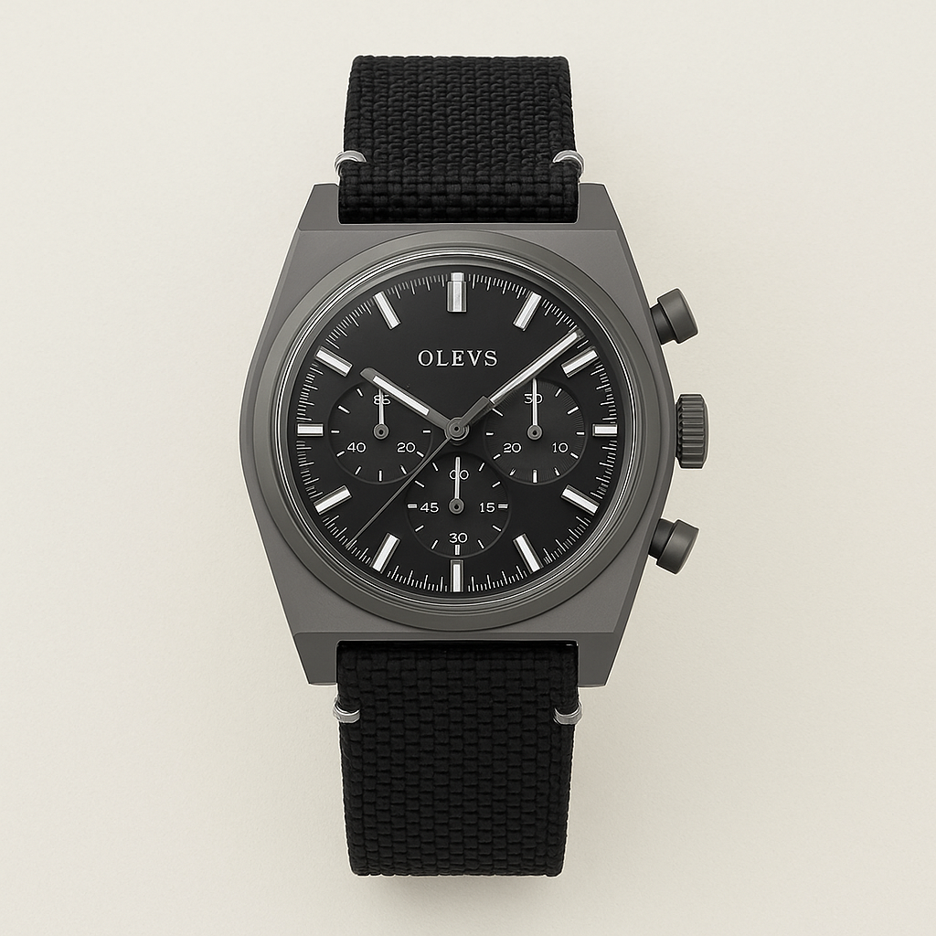 Watch OLEVS Watch Black Titanium Classic