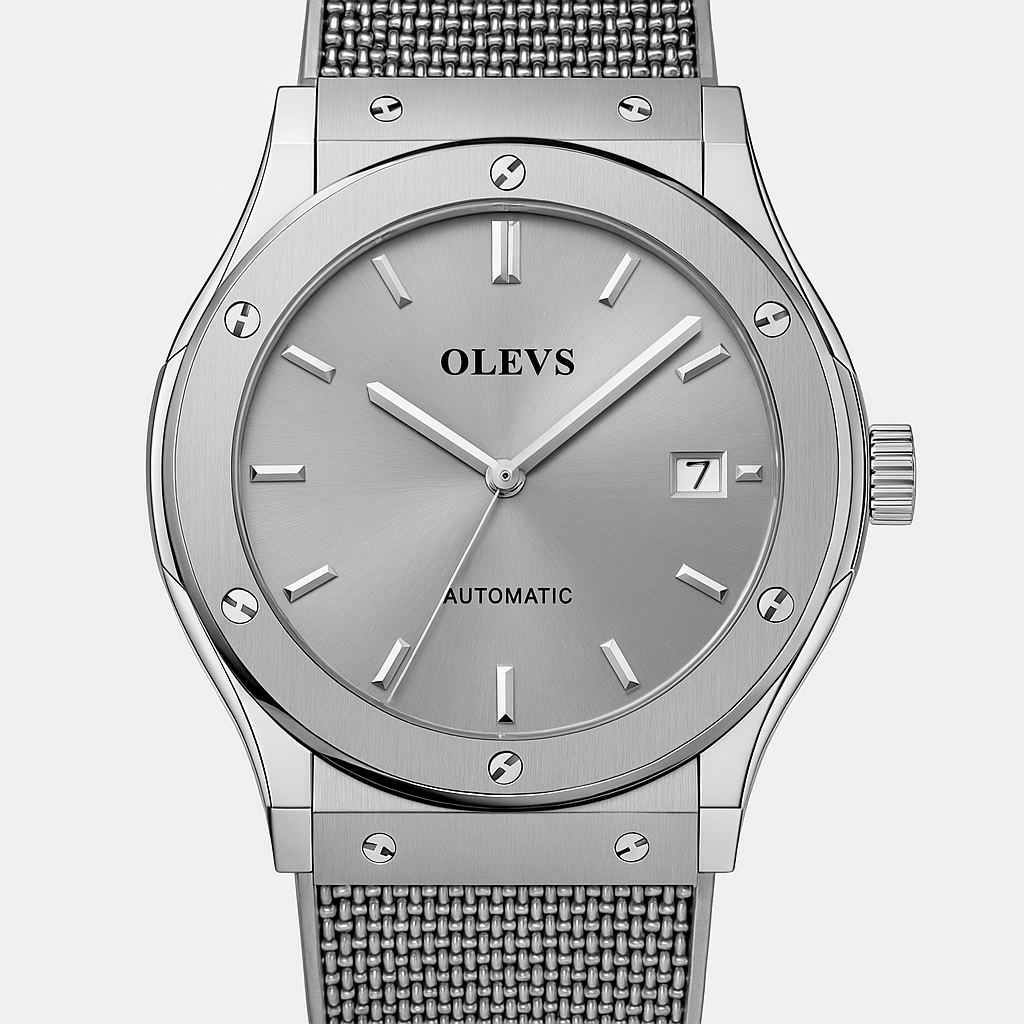 Watch OLEVS Watch Black Titanium Line