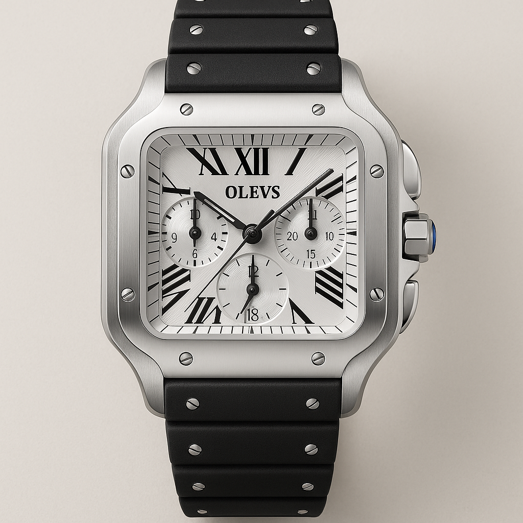 Watch OLEVS Watch Silver Steel Prime