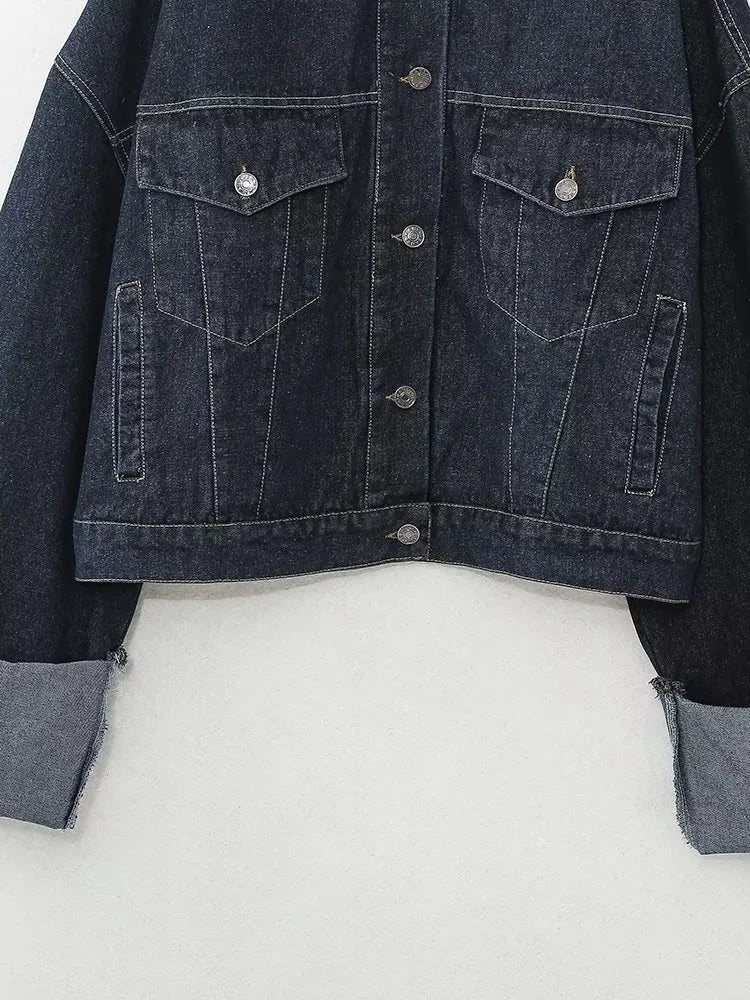 Completo Denim Donna Nero