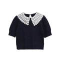 Maglione Donna con Colletto Pizzo