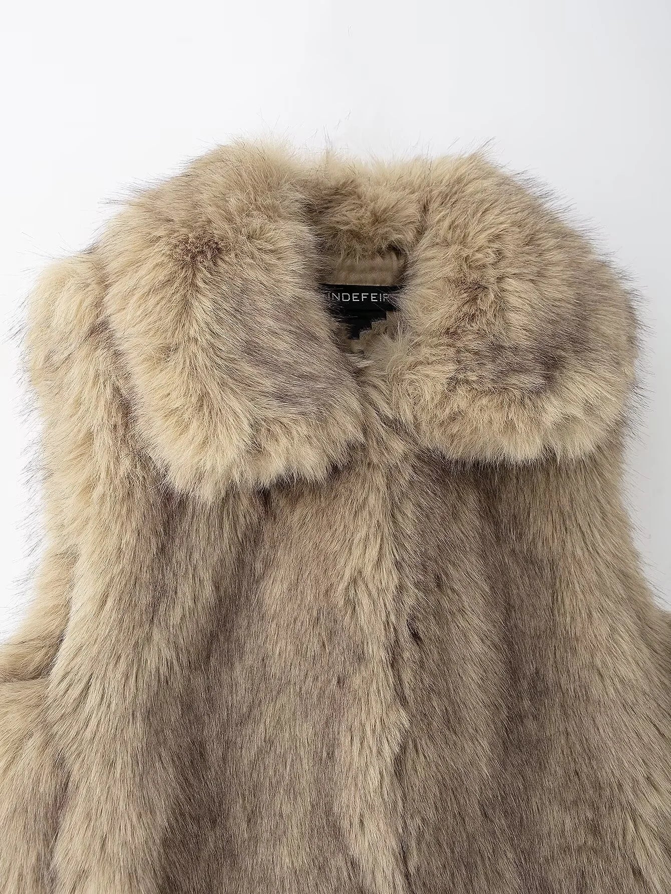Gilet Smanicato Pelliccia Donna