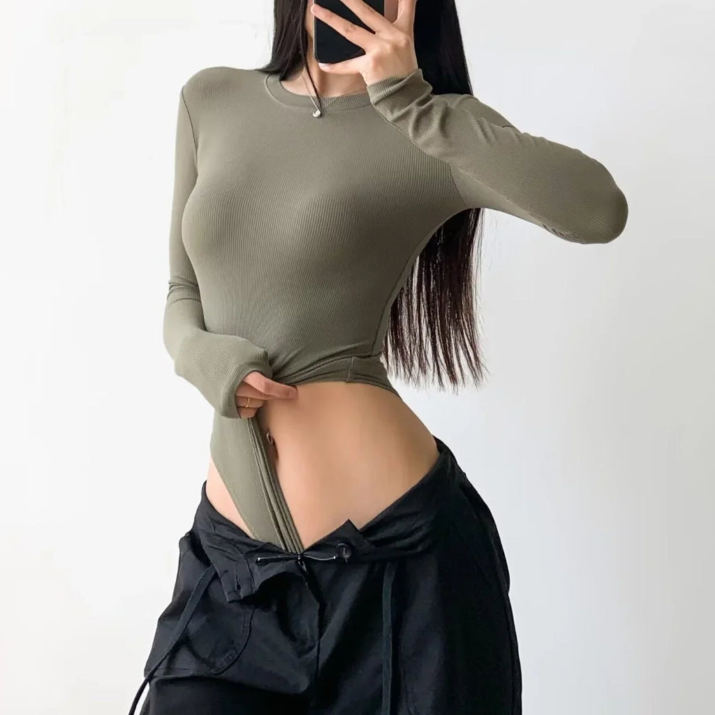 Body Donna Maniche Lunghe