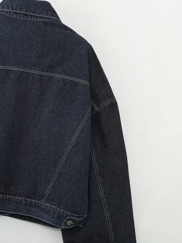 Completo Denim Donna Nero
