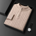 Maglione in Lana Merino Zip - Old Money®
