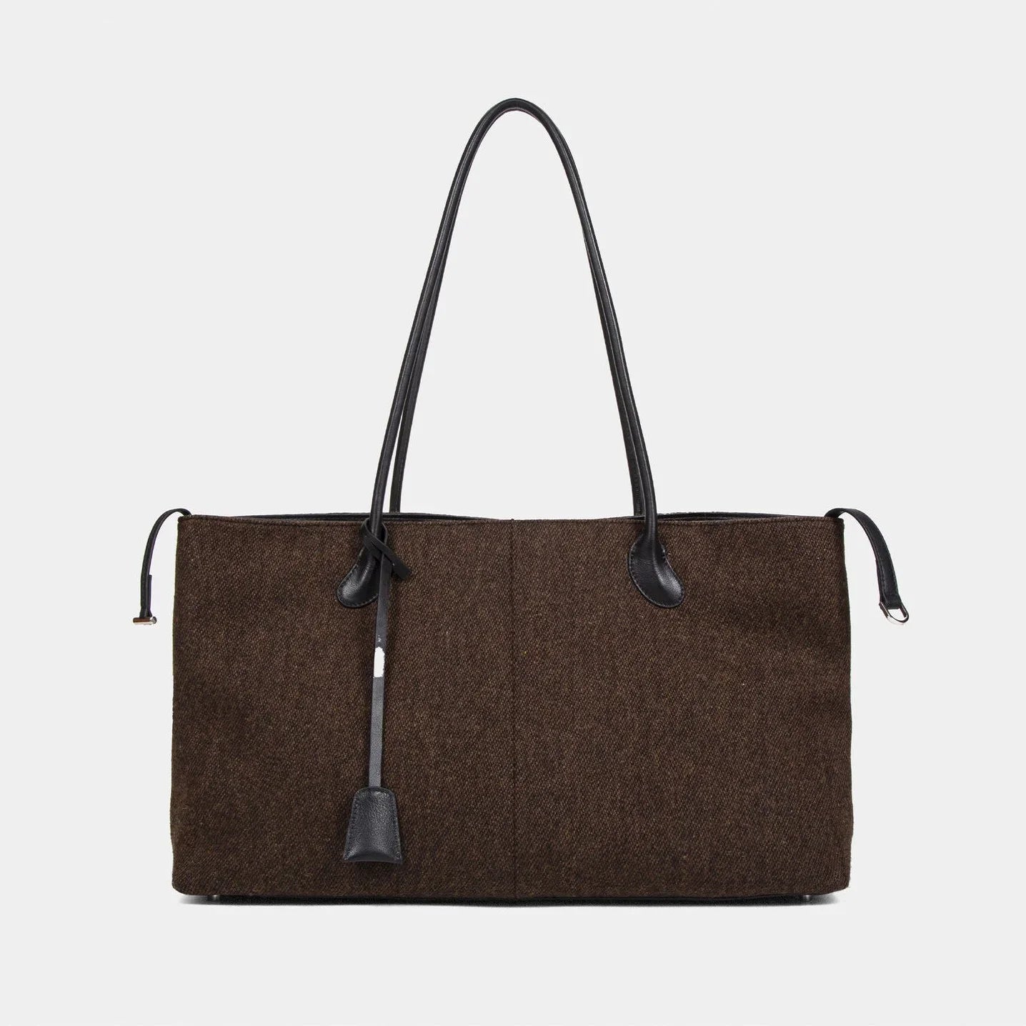 Borsa Donna Effetto Lana Marrone
