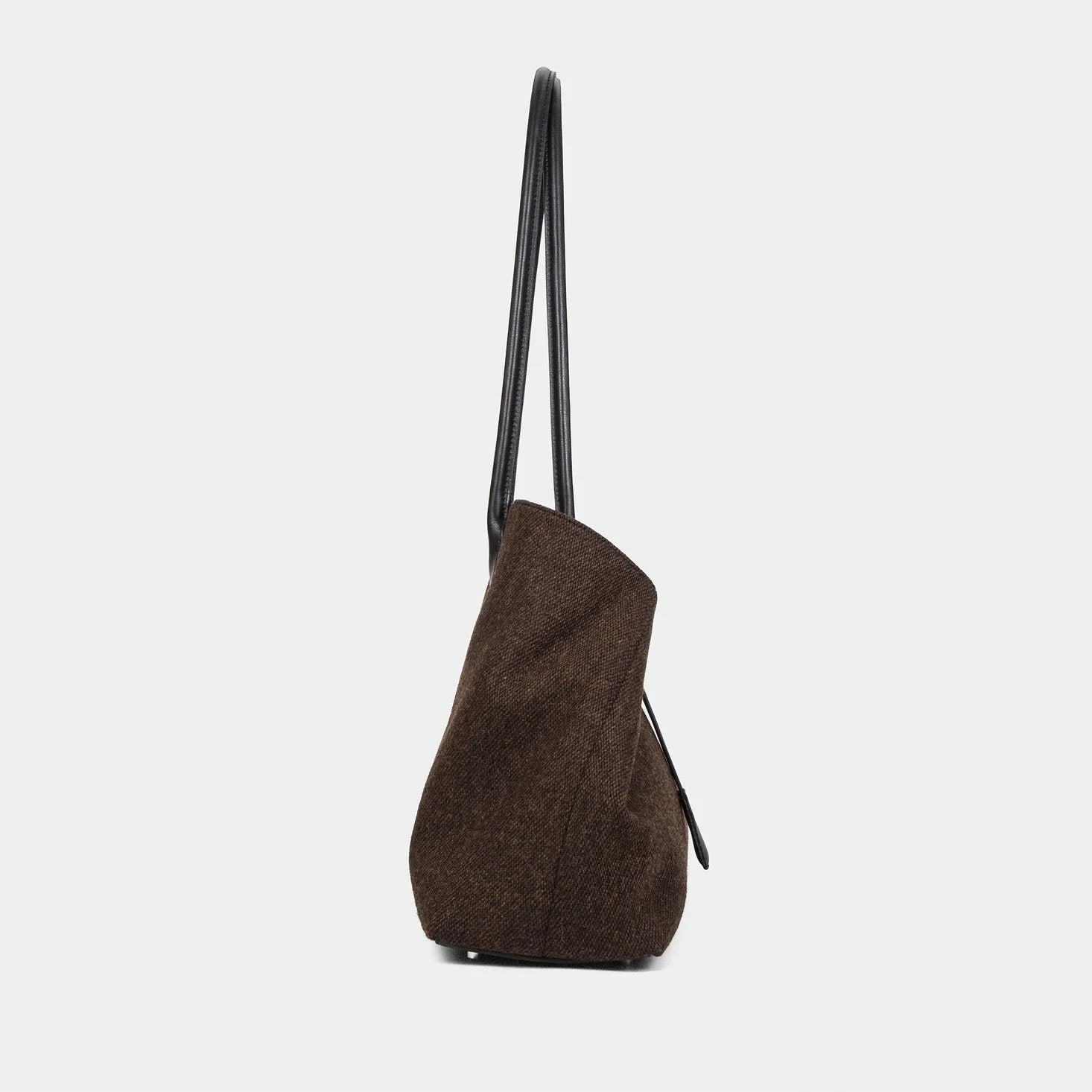 Borsa Donna Effetto Lana Marrone