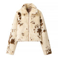 Cappotto Corto Donna Maculato