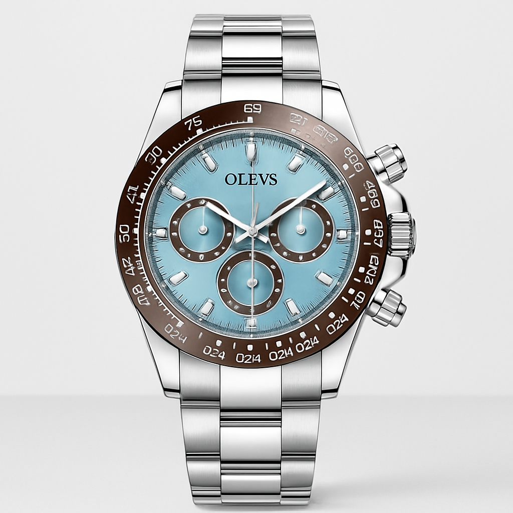 Watch OLEVS Watch Silver Steel Elite