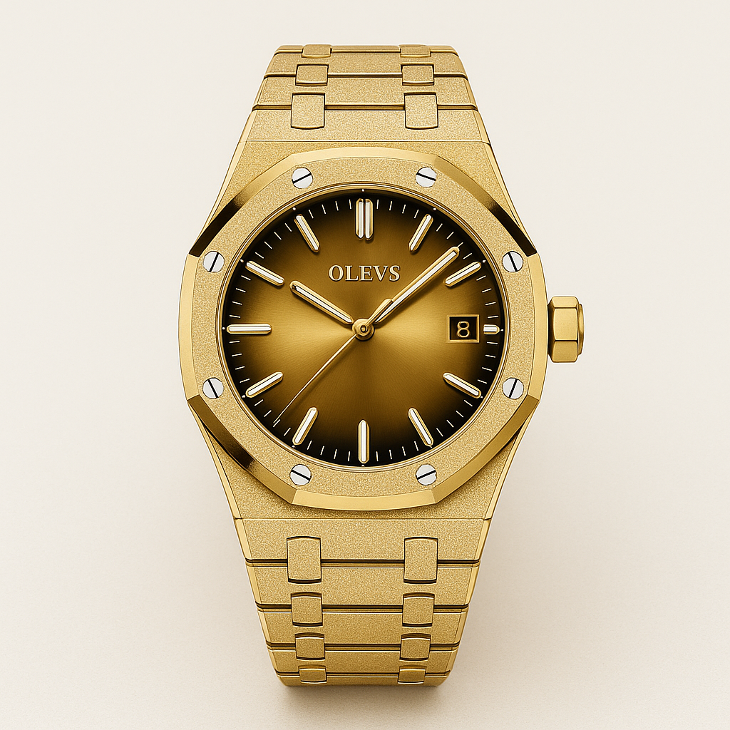 Watch OLEVS Watch Gold Gold Prime