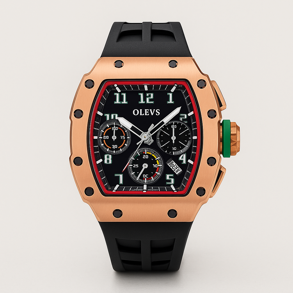 Watch OLEVS Watch Rose Gold Titanium Classic