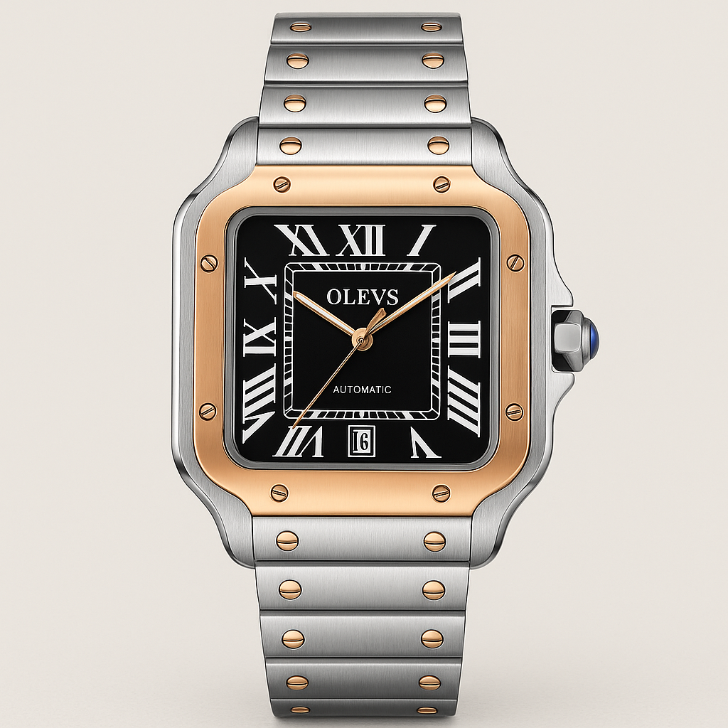 Watch OLEVS Watch Gold Steel Elite