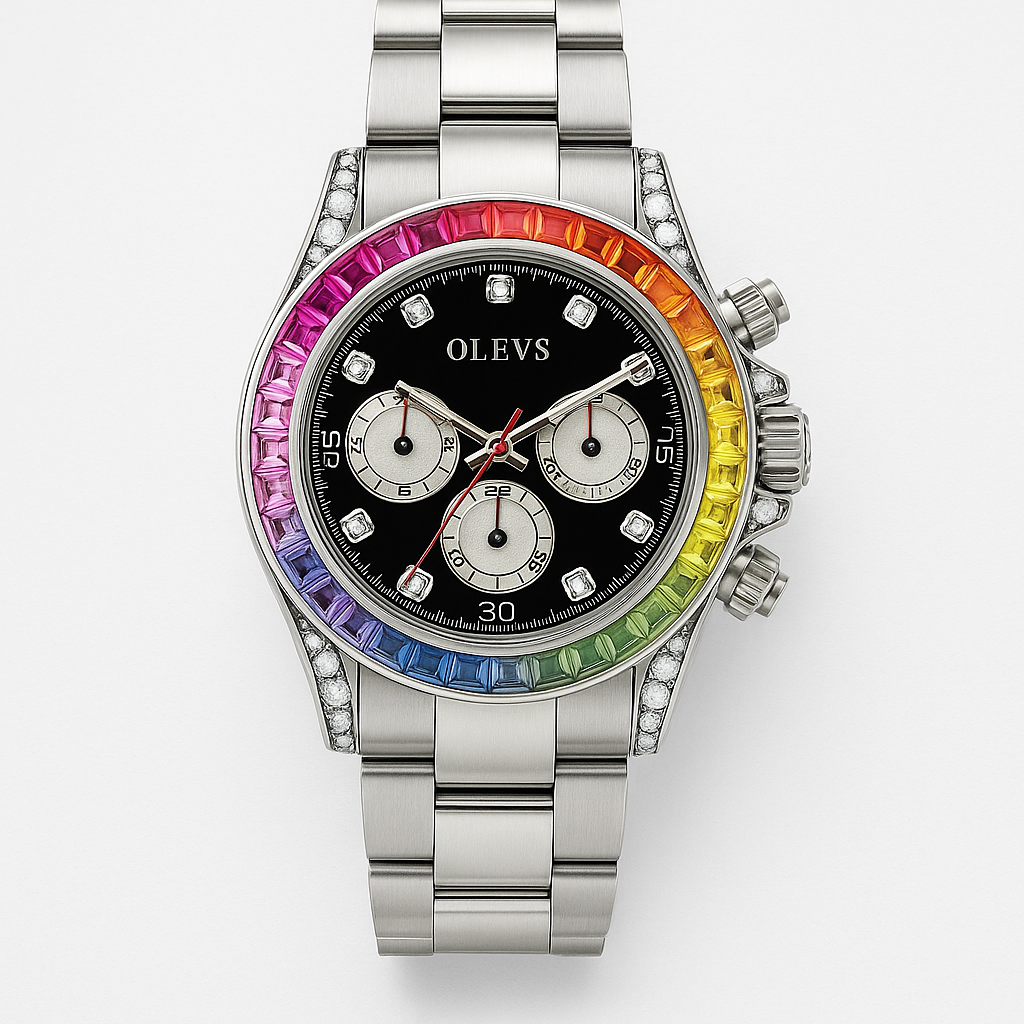 Watch OLEVS Watch Rose Gold Steel Classic