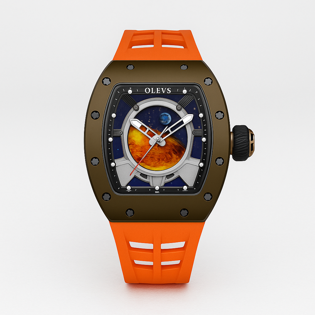 Watch OLEVS Watch Brown Titanium Select