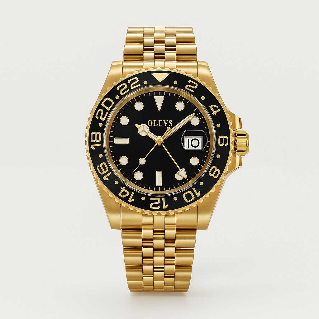 Watch OLEVS Watch Gold Ceramic Elite