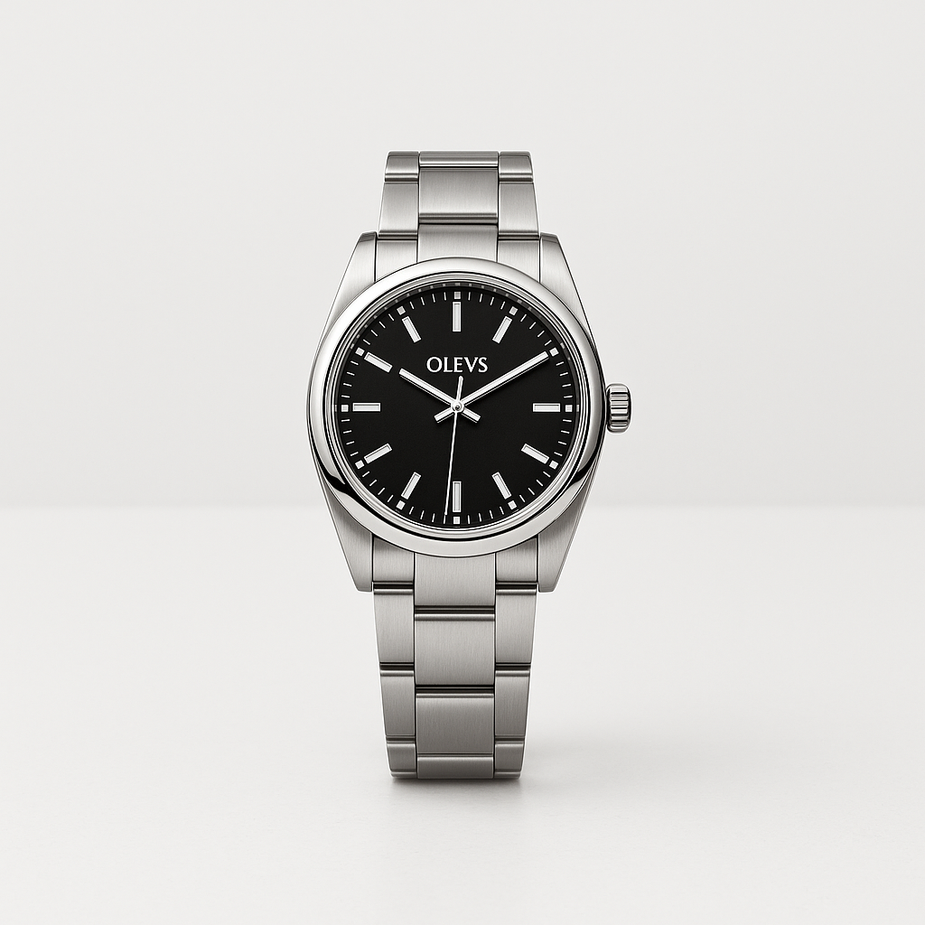 Watch OLEVS Bracelet Brown Steel Studio